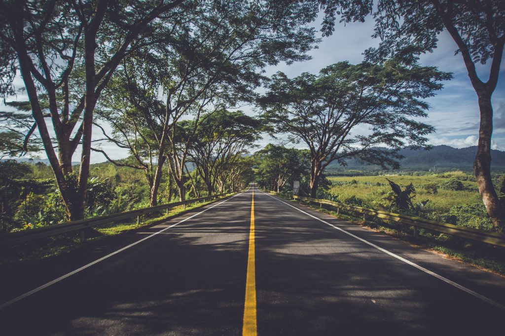 The business journey might be full of ups and downs, but if you accept the journey for what it is, it will make it a lot easier. Pictured: Wide open road representing opportunity and possibility.