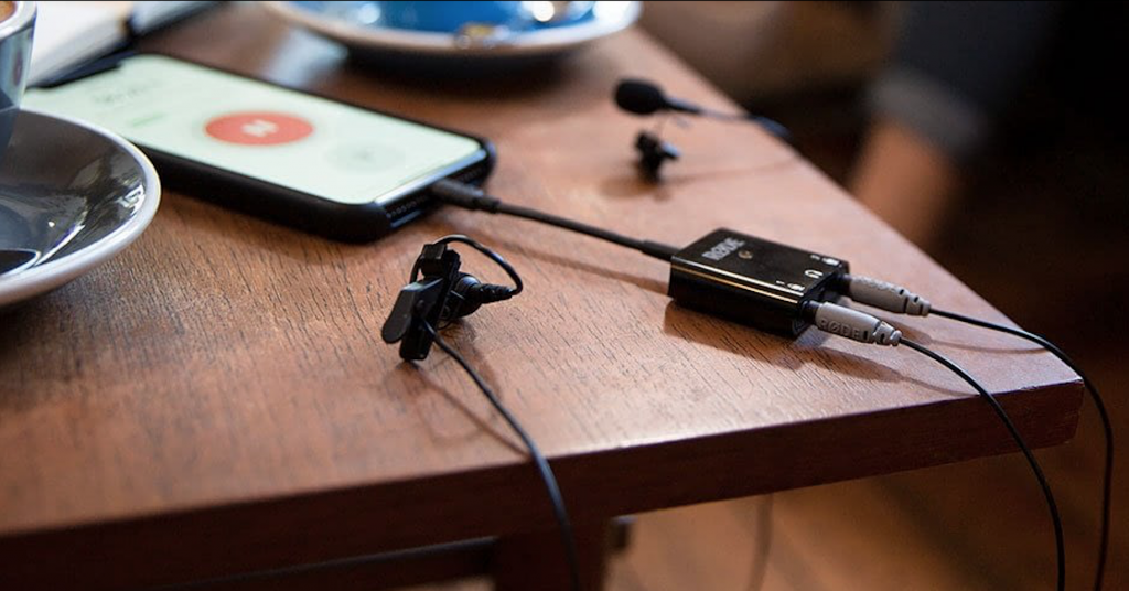 a rode recording device - which makes it easier to record podcasts on the go 