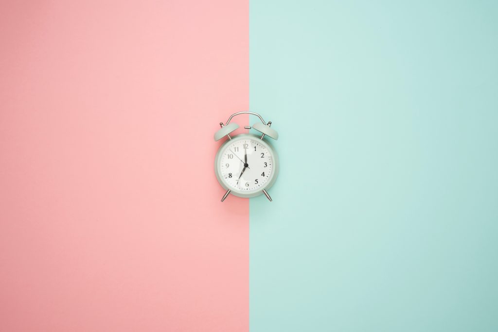 clock representing schedule for entrepreneurs