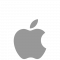 Apple logo grey one (2)